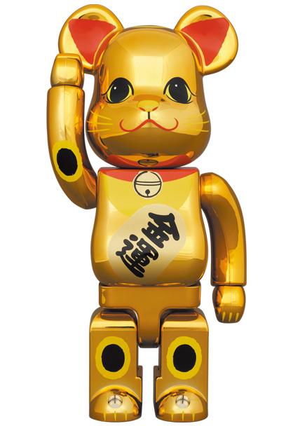 BE@RBRICK 招き猫 昇運 蓄光 400％ 新品 未使用