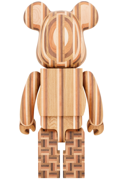 MEDICOM TOY - BE@RBRICK カリモク 寄木 2nd 1000％