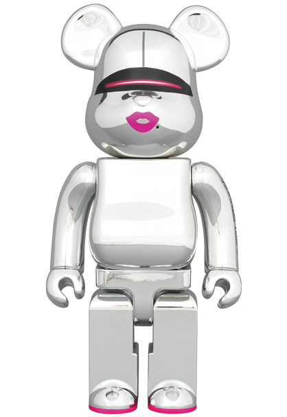 BE@RBRICK SORAYAMA×2G SILVER Ver.1000％