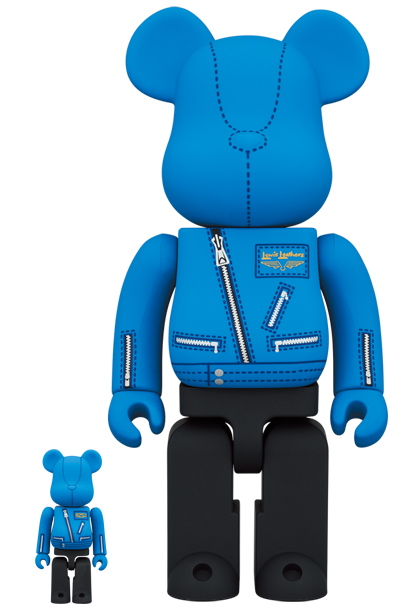 BE@RBRICK × Lewis Leathers 100% \u0026 400%