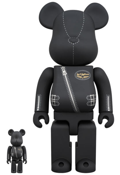 BE@RBRICK × Lewis Leathers 100% \u0026 400%