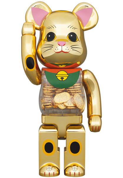 BE@RBRICK 招き猫 小判 1000％