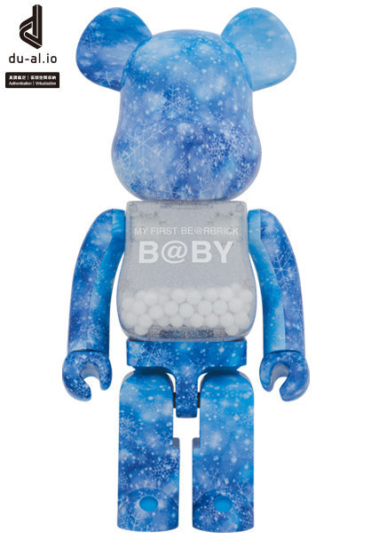 MEDICOM TOY - MY FIRST BE@RBRICK B@BY CRYSTAL OF SNOW Ver. 1000％