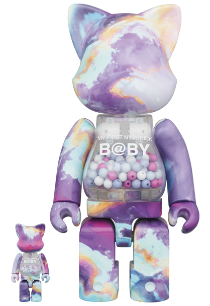 新品 セット販売 BE@RBRICK B@BY MARBLE 400%&100%