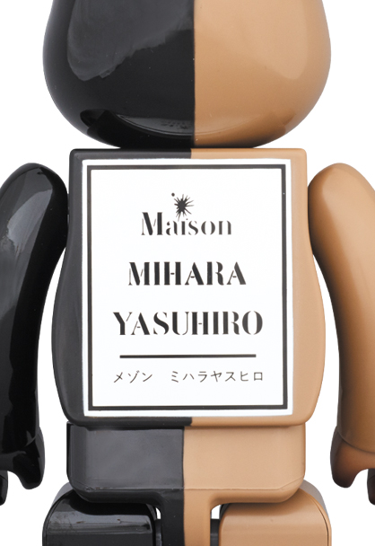 MEDICOM TOY メディコムトイ ×MIHARA YASUHIRO BE＠RBRICK 100%&400% ミハラヤスヒロ ベアブリック ブラウン/ゴールド