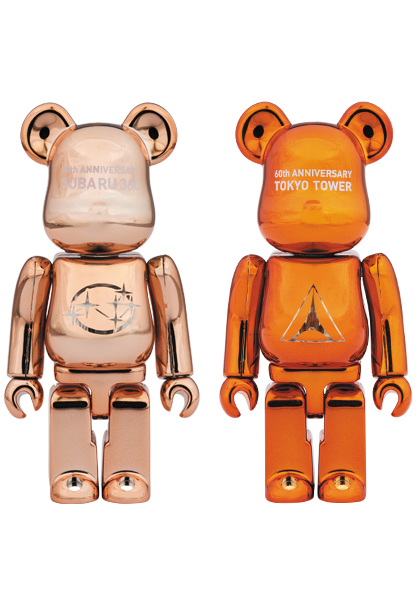 60th ANNIVERSARY SUBARU BE@RBRICK 2PK