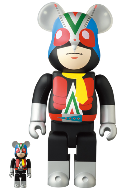 Be@rbrick ベアブリック  仮面ライダーV3  龍騎 100 & 400