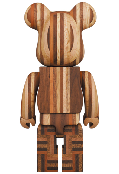 BE@RBRICK カリモク 寄木 400％-
