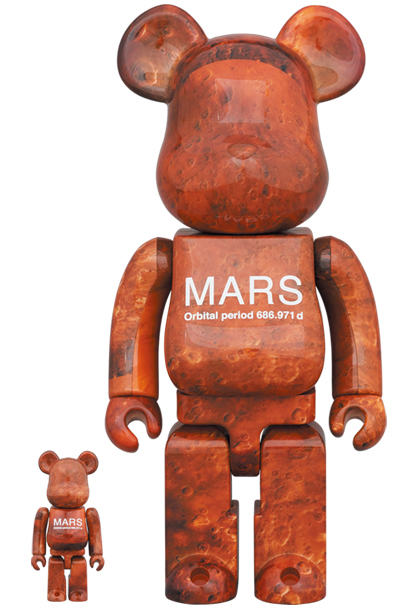 MEDICOM TOY - MARS BE@RBRICK 100％ & 400％