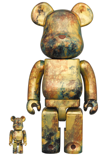 BE@RBRICK PUSHEAD #5 GOLD 100％ & 400％