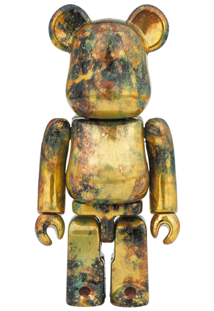 BE@RBRICK PUSHEAD #5 GOLD 100％ & 400％