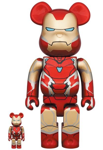 ベアブリック　BE@RBRICK IRON MAN　100％ & 400％