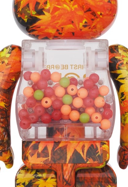 BE@RBRICK B@BY AUTUMN LEAVES 100％  400％