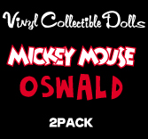MEDICOM TOY - VCD MICKEY MOUSE & OSWALD 2 PACK