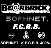 MEDICOM TOY - SOPHNET. × F.C.R.B. 400% BE@RBRICK