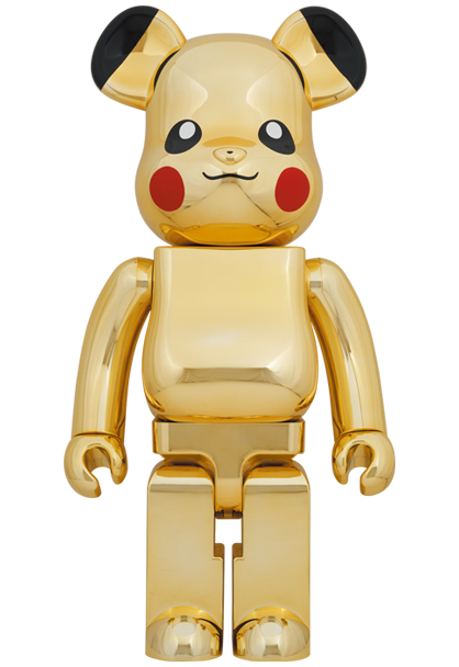 BE@RBRICK ピカチュウ GOLD CHROME Ver. 1000%