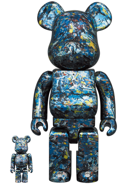 BE@RBRICK Jackson Pollock SPLASH