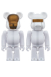 BE@RBRICK DAFT PUNK （WHITE SUITS Ver.） 2 PACK GUY-MANUEL de HOMEM-CHRISTO／ THOMAS BANGALTER 100％