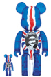 BE@RBRICK God Save The Queen Clear Ver. 100％ & 400％