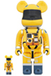 BE@RBRICK SPACE SUIT YELLOW Ver.100％ & 400％