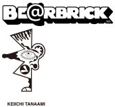MEDICOM TOY - BE@RBRICK 田名網敬一 100％ & 400％ 黒