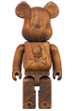 BE@RBRICK 400％ カリモク mastermind JAPAN ウォールナット 杢