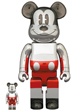BE@RBRICK FUTURE MICKEY (2nd COLOR Ver.) 100％ & 400％