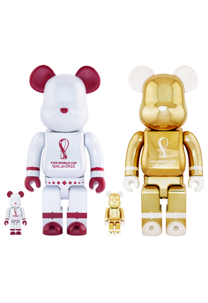 BE＠RBRICK WORLD CUP 2022 GOLD 100%&400% | angeloawards.com