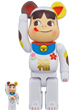 BE@RBRICK 招き猫 ペコちゃん 福 100％ ＆ 400％