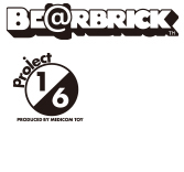 MEDICOM TOY - BE@RBRICK project 1/6 100％ & 400％ CLEAR CHROME Ver 