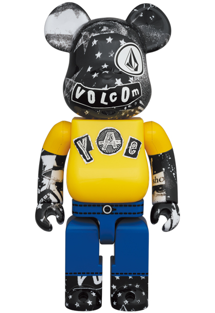 MEDICOM TOY - BE@BRICK VOLCOM 30TH ANNIVERSARY 100% & 400%