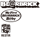 MEDICOM TOY - MY FIRST BE@RBRICK B@BY MATT BLACK Ver. 1000％