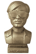 CERAMICK ANDY WARHOL Bust 60s ASH GOLD