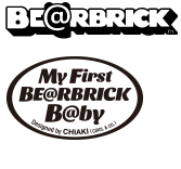 MEDICOM TOY - MY FIRST BE@RBRICK B@BY BLACK & WHITE CHROME Ver 