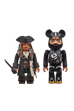 KUBRICK Jack Sparrow ＆ BE@RBRICK Blackbeard（On Stranger Tides）