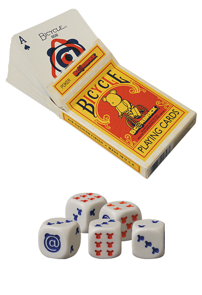 MEDICOM TOY - BE@RBRICK BICYCLE PLAYING CARDS POKER SET