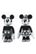 KUBRICK MICKEY MOUSE & MINNIE MOUSE (BLACK & WHITE ver.)
