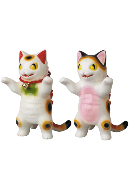 MEDICOM TOY - 伝作窯謹製 小夏屋“猫強羅”招き猫／三毛