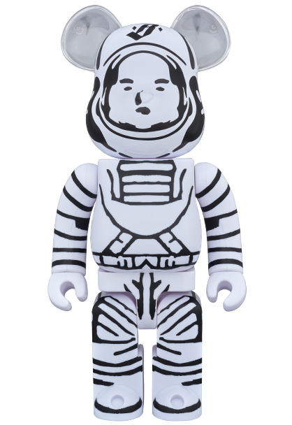 BEARBRICK BILLIONAIRE BOYS CLUB ASTRONAUT BLACK 100%&400