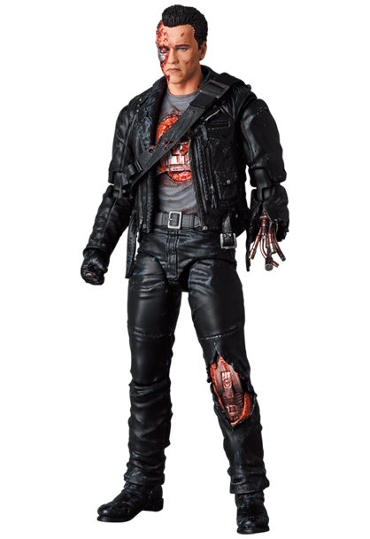 MEDICOM TOY - MAFEX T-800 (T2:BATTLE DAMAGE Ver.)