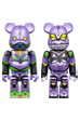 BE@RBRICK エヴァンゲリオン 初号機(新塗装メッキ版)& エヴァンゲリオン 第13号機(新塗装メッキ版) 2PCS SET