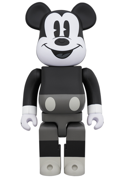 お気に入り MICKEY BE@RBRICK - TOY MEDICOM MOUSE 400％ Ver.) (B&W キューブリック、ベアブリック