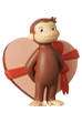 UDF Curious George Curious George w/ Heart