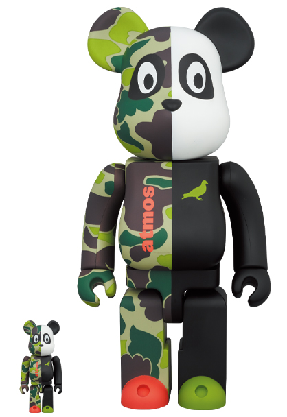 MEDICOM TOY - BE@RBRICK atmos × STAPLE #3 100％ & 400％