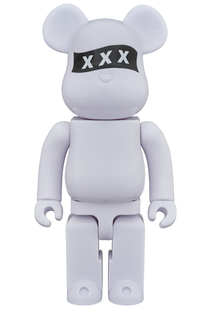 MEDICOM TOY - BE@RBRICK GOD SELECTION XXX 400％ WHITE/BLACK