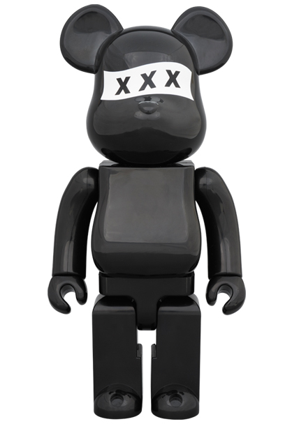 MEDICOM TOY - BE@RBRICK GOD SELECTION XXX 400％ WHITE/BLACK