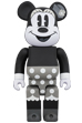 BE@RBRICK MINNIE MOUSE (B&W Ver.) 400％