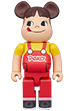 BE@RBRICK ペコちゃん（オーバーオール）赤 400％