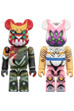 BE@RBRICK 2PCS SET エヴァンゲリオン 新2号機α & エヴァンゲリオン 8号機β 臨時戦闘形態