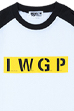 MLE × I.W.G.P. I.W.G.P. LOGO RAGLAN SLEEVE T-SHIRT